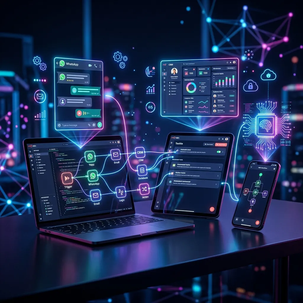 Mockup Premium de Automação de Processos Empresariais - Master Agency