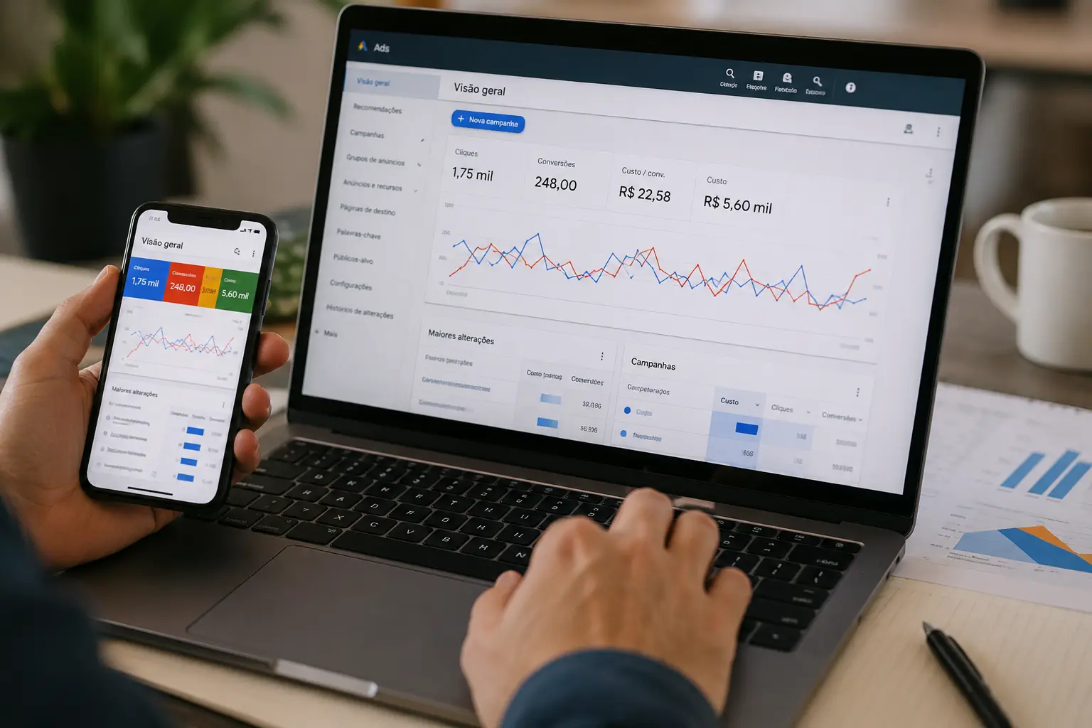 Gestão de Tráfego Pago e Google Ads